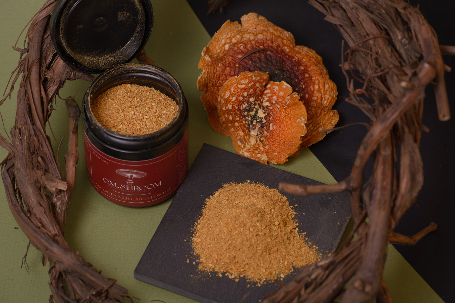 Fly agaric powder (Ground amanita muscaria mushroom)